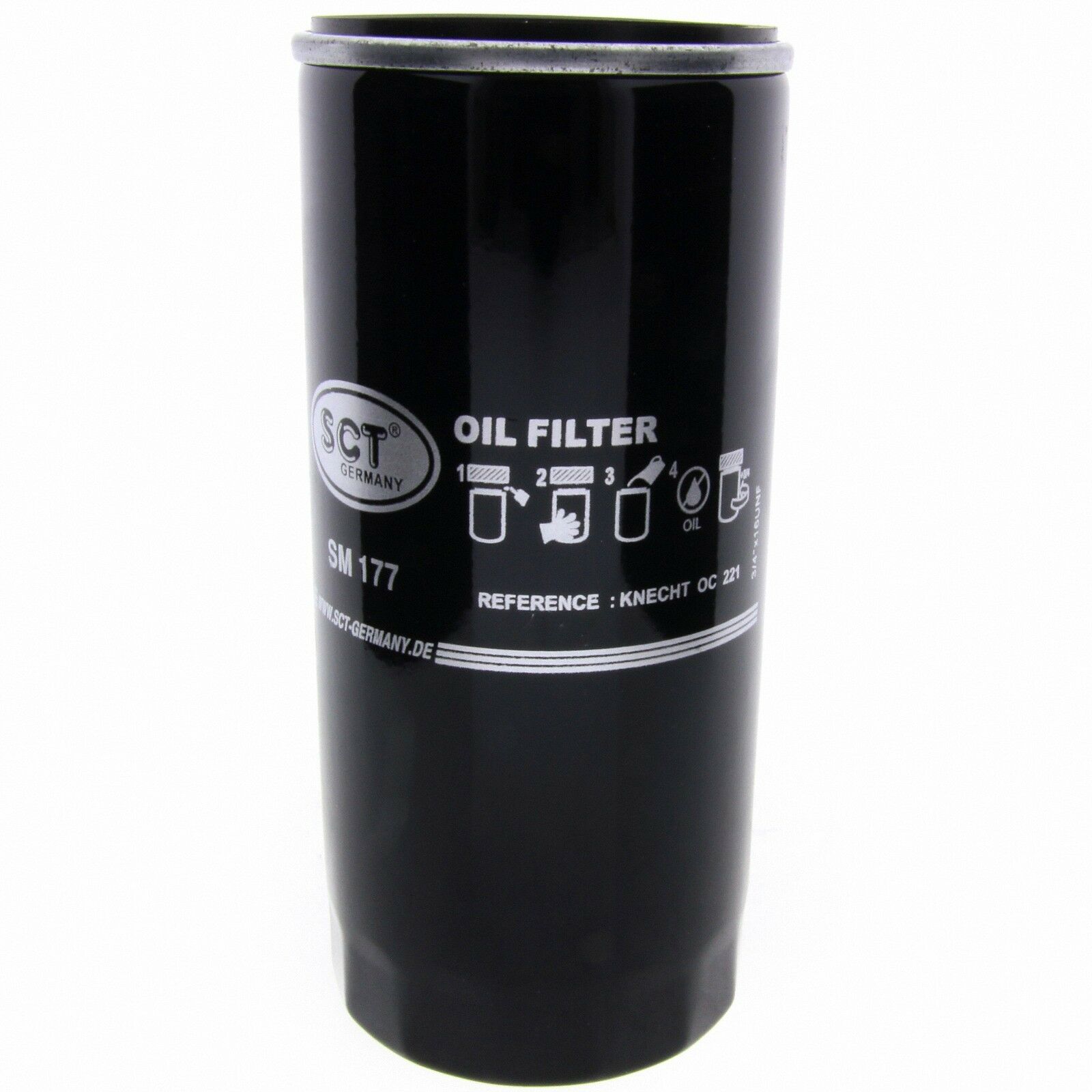 SCT Ölfilter SM177 Filter Motorfilter Servicefilter Anschraubfilter Audi 80 Seat Toledo II