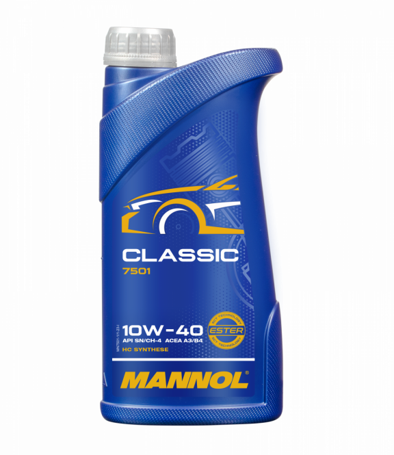 1 Liter MANNOL Classic 10W-40 MB 229.1 passend für Renault RN0700 VW 502.00 VW 505.00 SN/CH-4