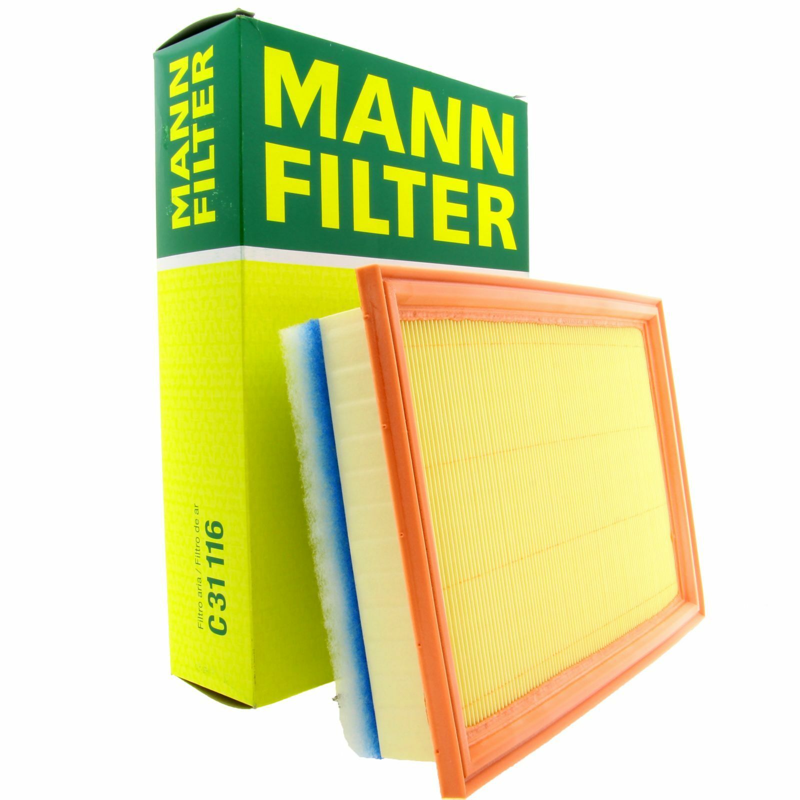 MANN Luftfilter Fahrzeugfilter Ersatzfilter C31116 Filter passend für Ford Seat VW