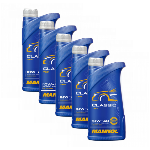 5 Liter (5x1) MANNOL Classic 10W-40 API SN/CH-4 Motoröl 10W40 4036021101200