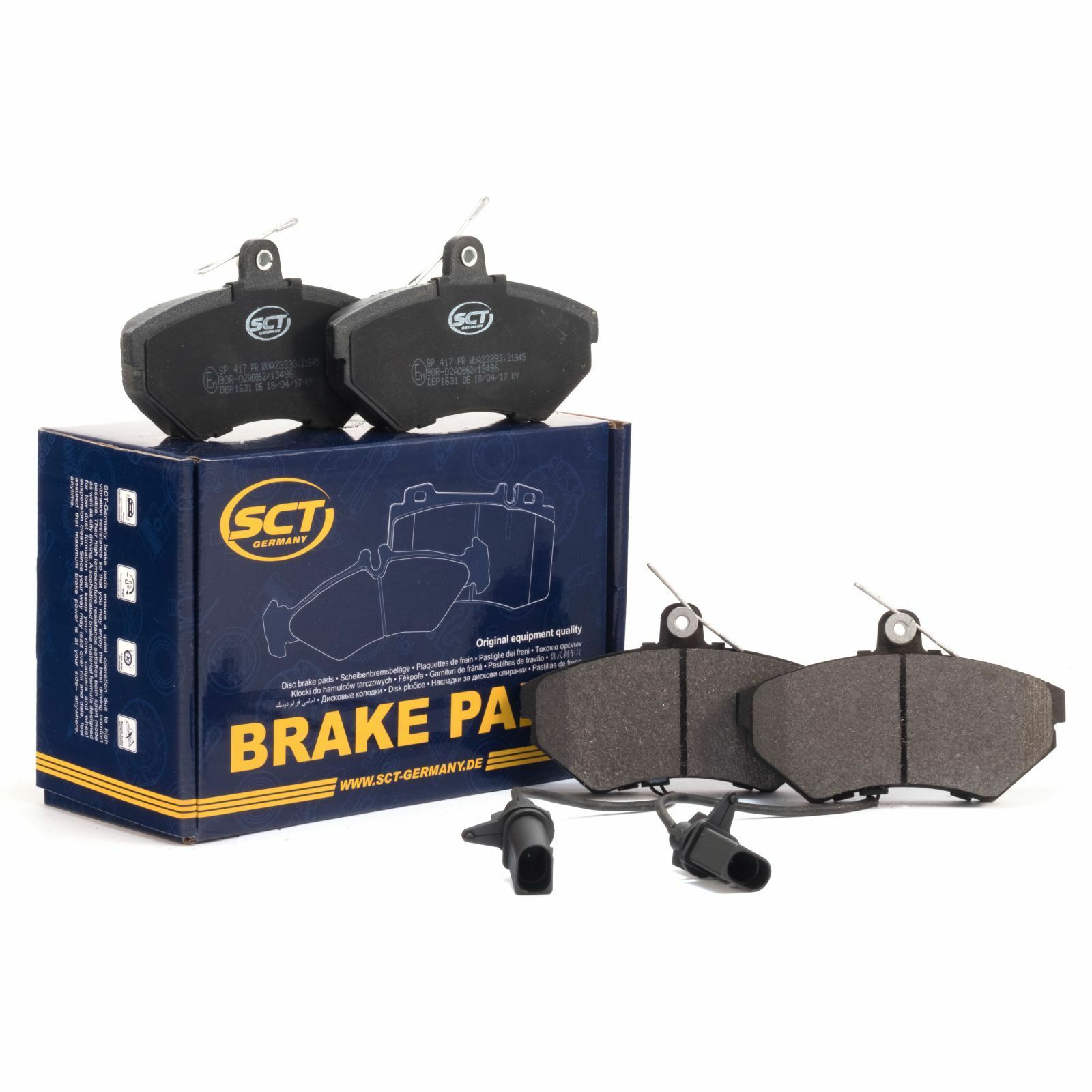 *** SCT Bremsbeläge SP417PR Bremsklötze Bremsbelagsatz Bremsen vorne Audi Seat V