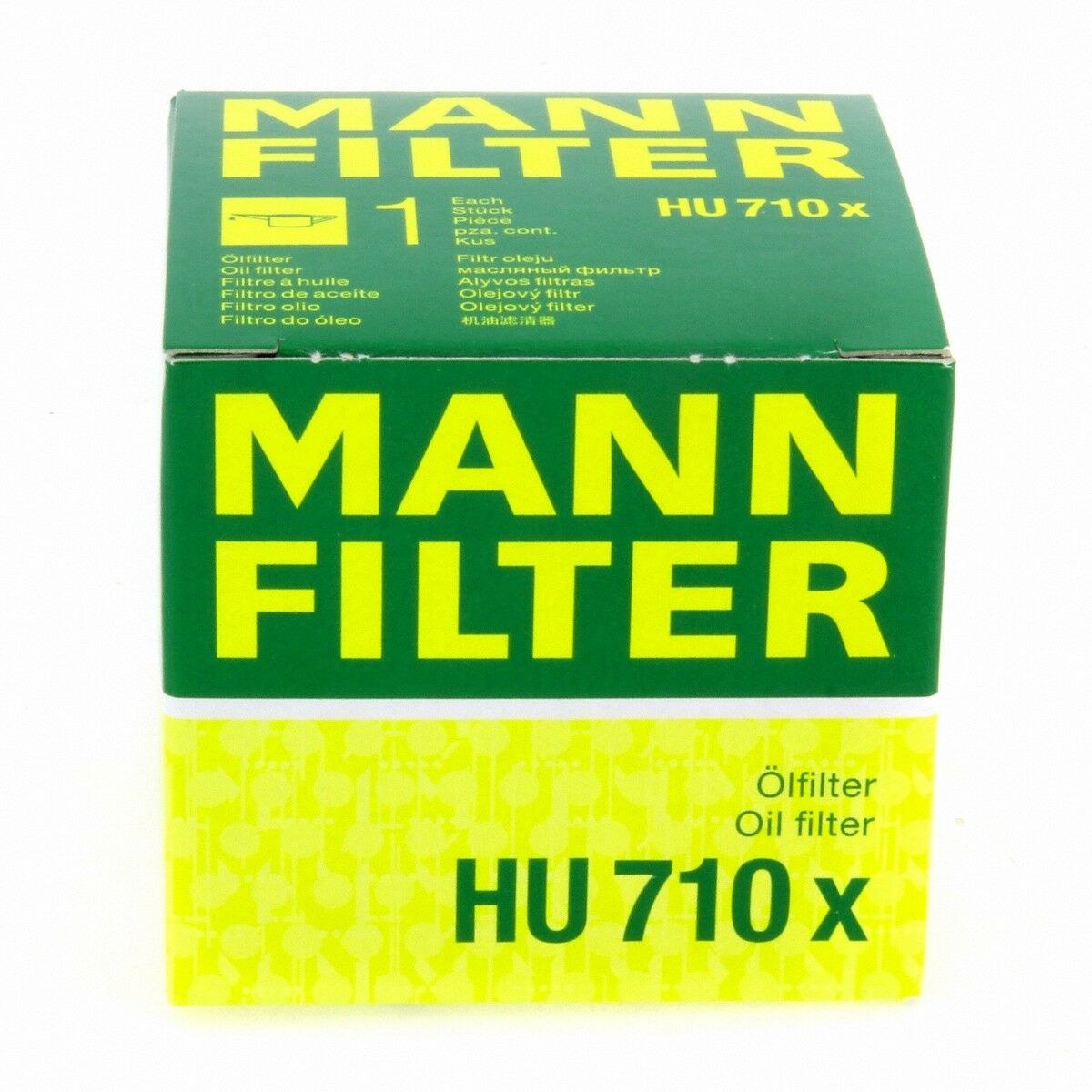 MANN Ölfilter Fahrzeugfilter Ersatzfilter HU710X Filter passend für Seat Skoda VW