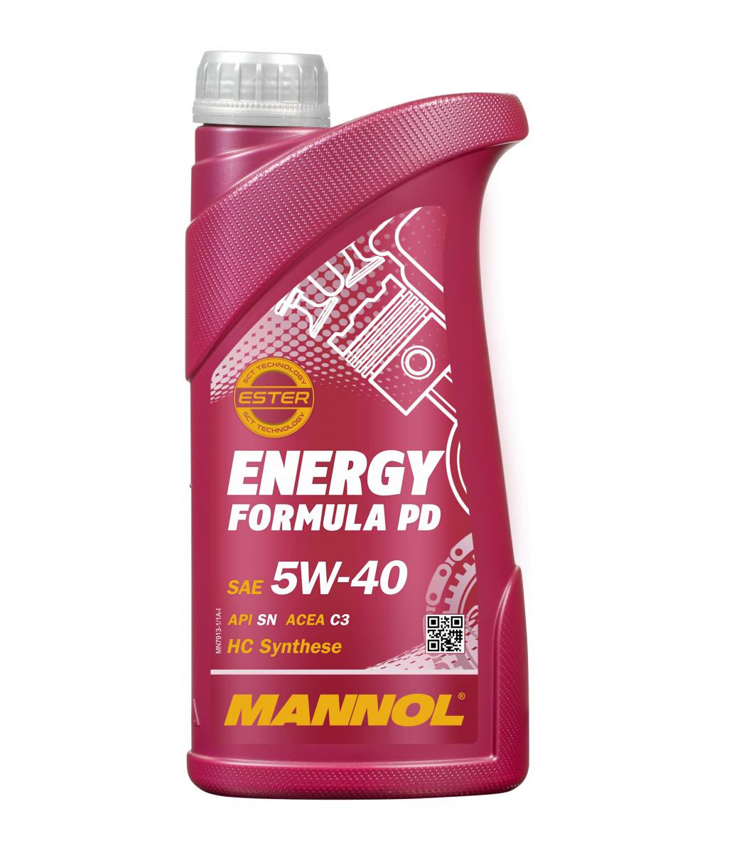 5 Liter (5x1) MANNOL Energy Formula PD 5W-40 API SN Motoröl 5W40