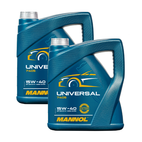 10 Liter (2x5) MANNOL Universal 15W-40 API SN/CH-4 Motoröl 15W40 4036021500263