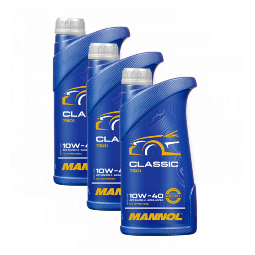 3 Liter MANNOL Classic 10W-40 API SN/CH-4 Motoröl 10W40 4036021101200