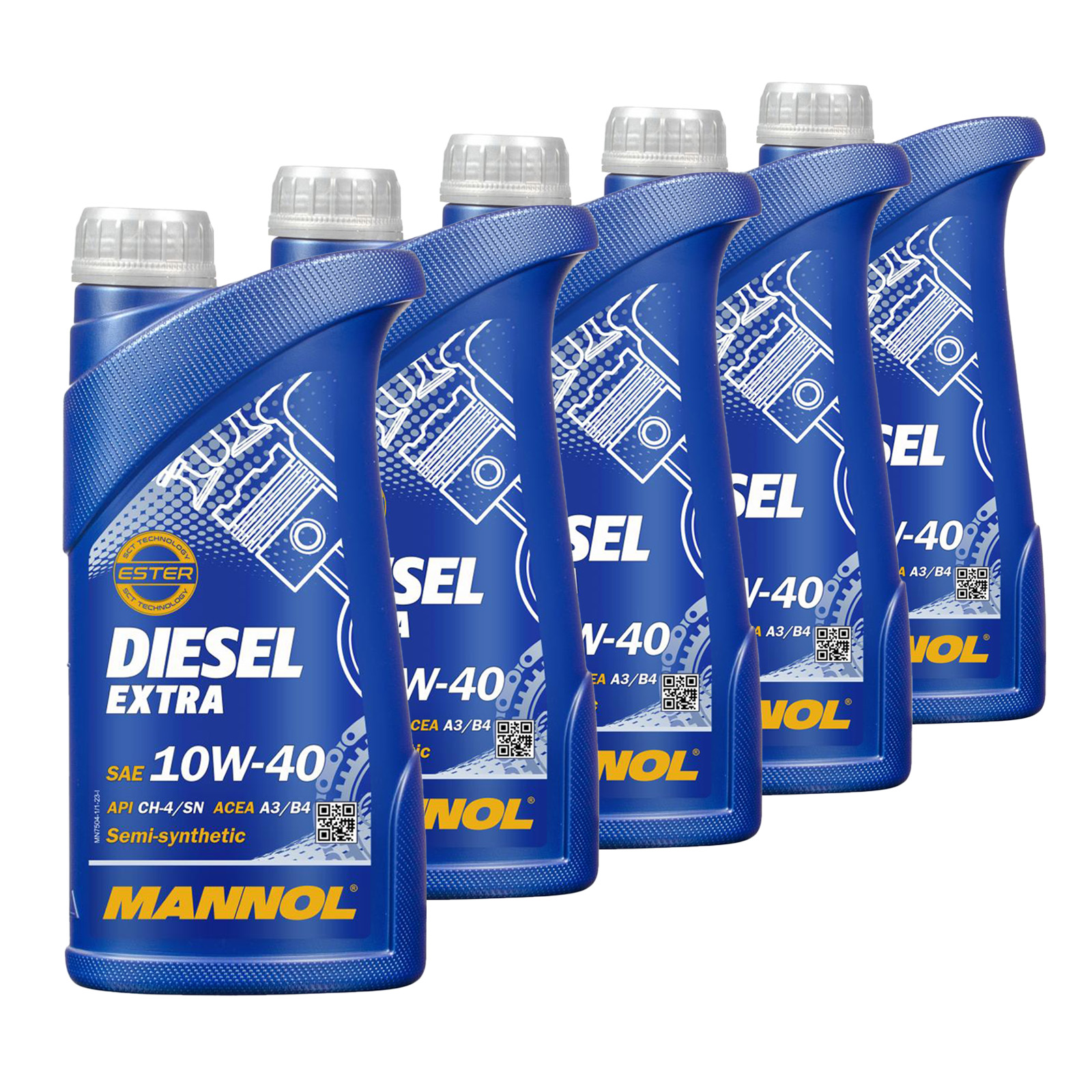 5 Liter (5x1) MANNOL Diesel Extra 10W-40 API CH-4 SL Motoröl 10W40 4036021101156 5 Liter (5x1) MANNOL Diesel Extra 10W-40 API CH-4 SL Motoröl 10W40 4036021101156