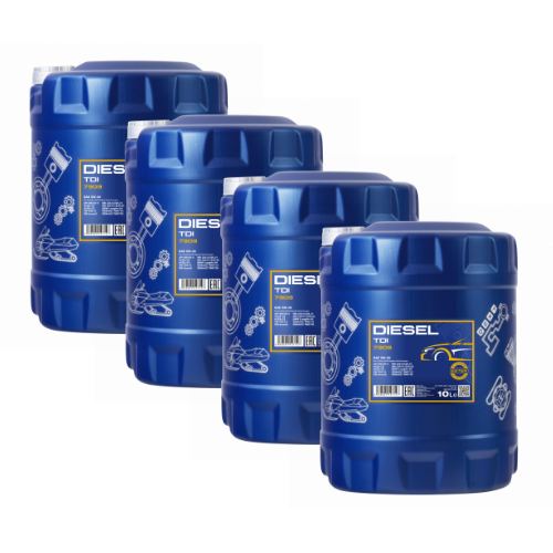 40 Liter (4x10) MANNOL Diesel TDI Motoröl 5W-30 API SN CH-4 5W30