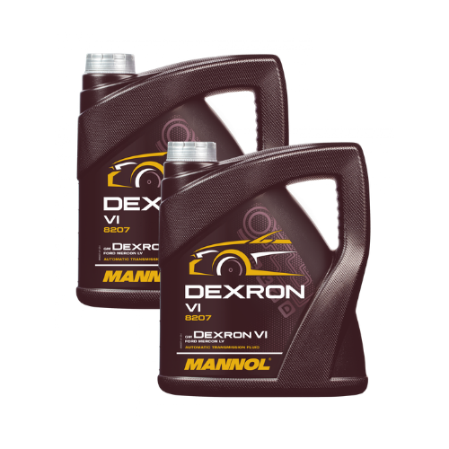 8 Liter (2x4) MANNOL Dexron VI Getriebeöl Automatikgetriebe Öl passend für Ford Mercon LV GM