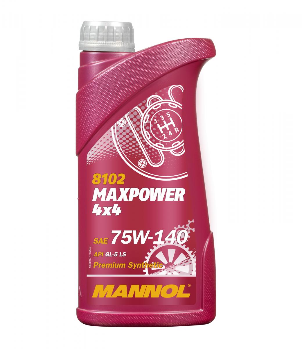 1 Liter MANNOL Maxpower 4x4 75W-140 API GL 5 LS Getriebeöl 75W140