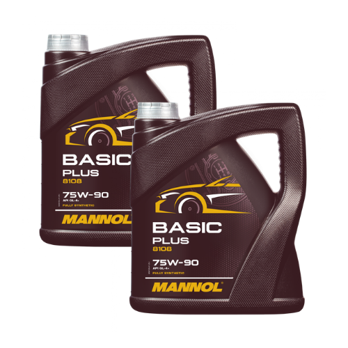 8 Liter (2x4) MANNOL Basic Plus 75W-90 API GL 4+ Getriebeöl 75W90 Öl