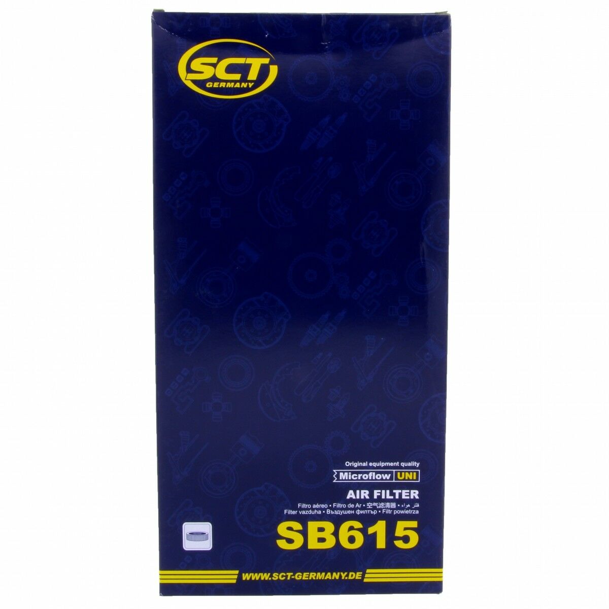 SCT Luftfilter Fahrzeugfilter SB615 Motorfilter Servicefilter passend für Mitsubishi Volvo