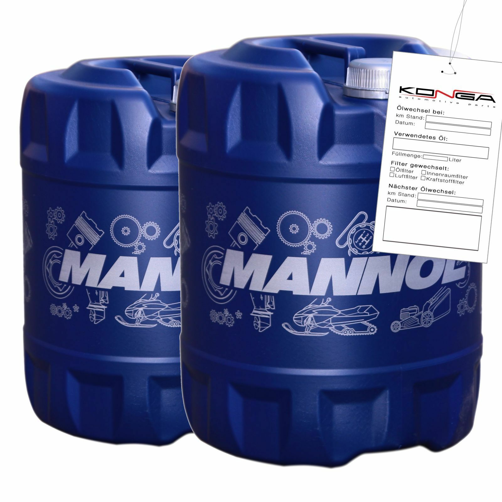 40 Liter (2x20) MANNOL Diesel Turbo 5W-40 5W40 CI-4/SN Motoröl ÖL 4036021160962