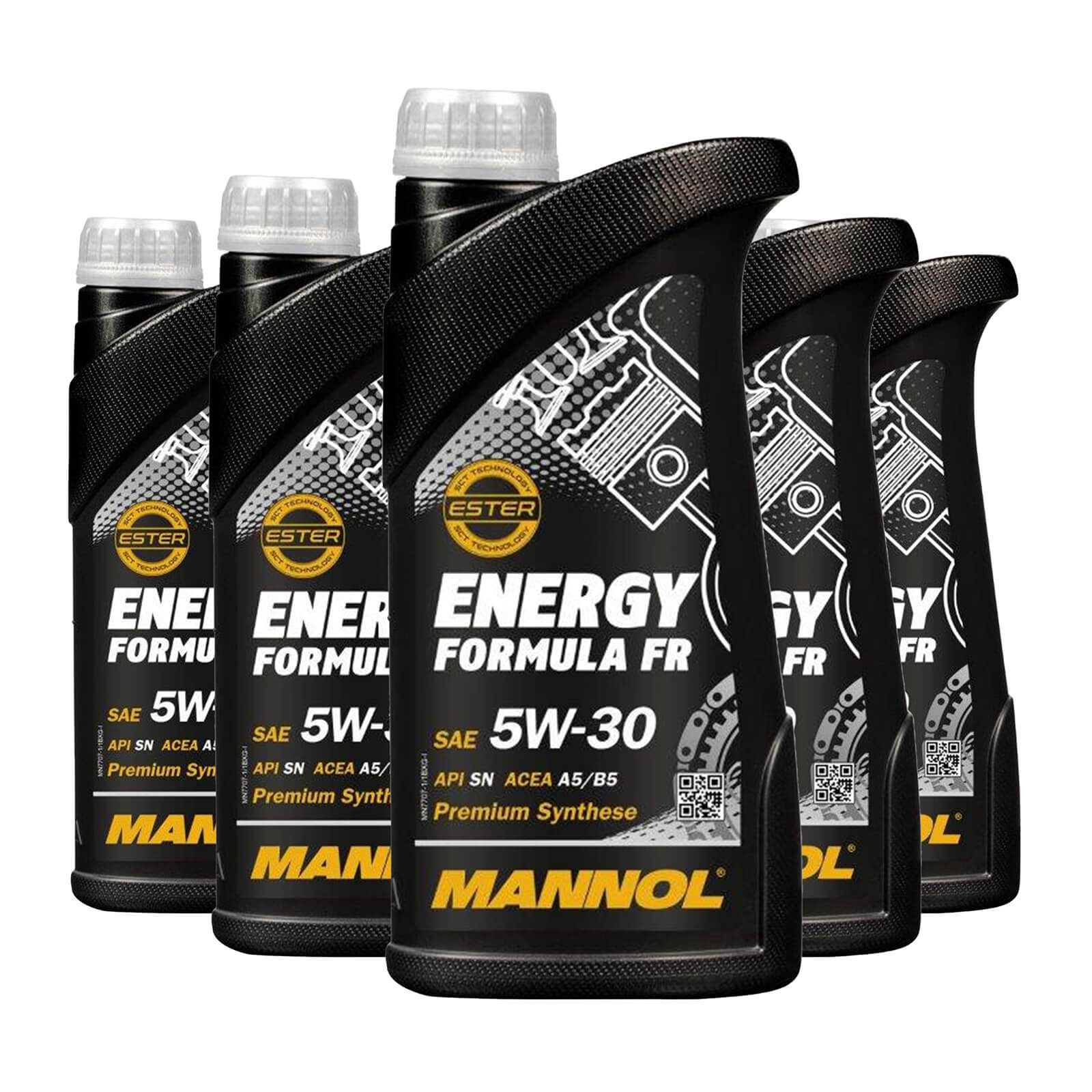 5 Liter (5x1) MANNOL Energy Formula FR 7707 5W-30 API SN ACEA A5/B5 Motoröl