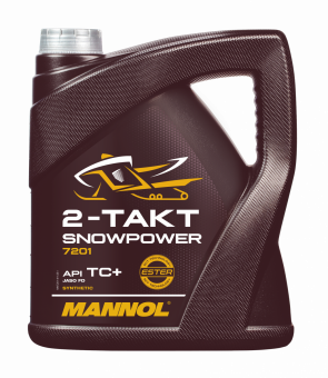 16 Liter (4x4) MANNOL 2-Takt Snowpower API TC+ Motoröl Schneemobilöl