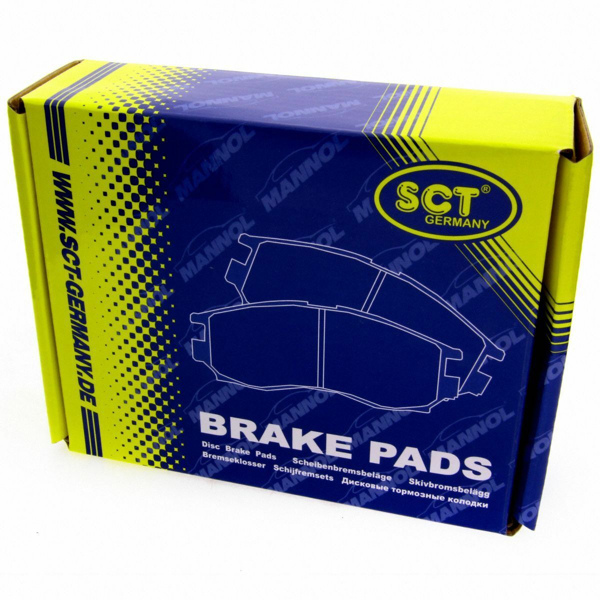 SCT Bremsbeläge SP107PR Bremsklötze Bremsbelagsatz Bremsen vorne passend für Citroen Peugeot