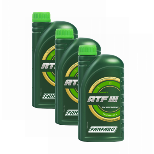 3 Liter FANFARO ATF III Getriebeöl MB 236.1 236.5 MAN 339 GM Dexron III H