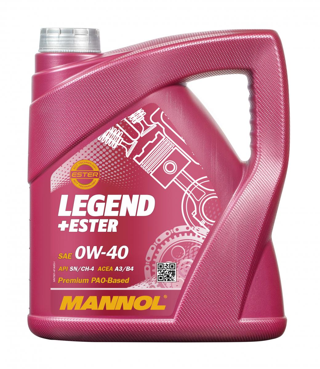 16 Liter (4x4) MANNOL Legend Ester 0W-40 7901 SN/CH-4 ACEA A3/B4 Motoröl