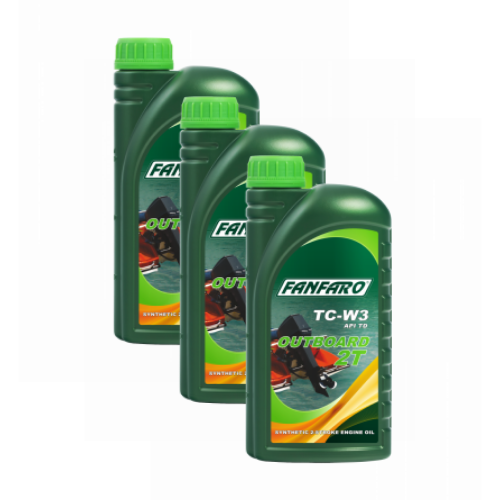 3 Liter FANFARO Outboard 2T API TD Außenbord 2 Takt NMMA TC-W3 Boot
