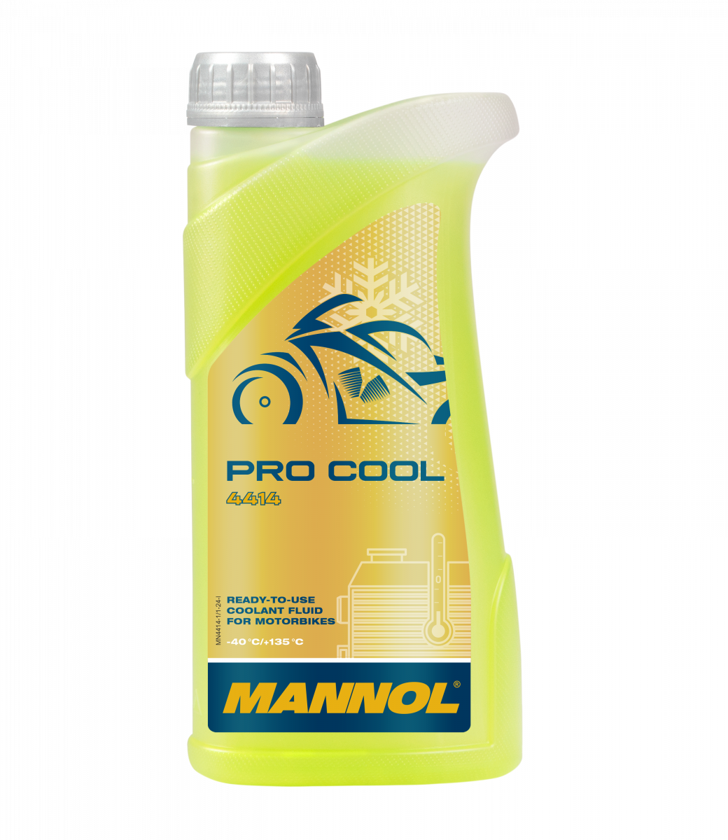 MANNOL Pro Cool Kühlerfrostschutz 4414 1 Liter Motorrad Roller Quad