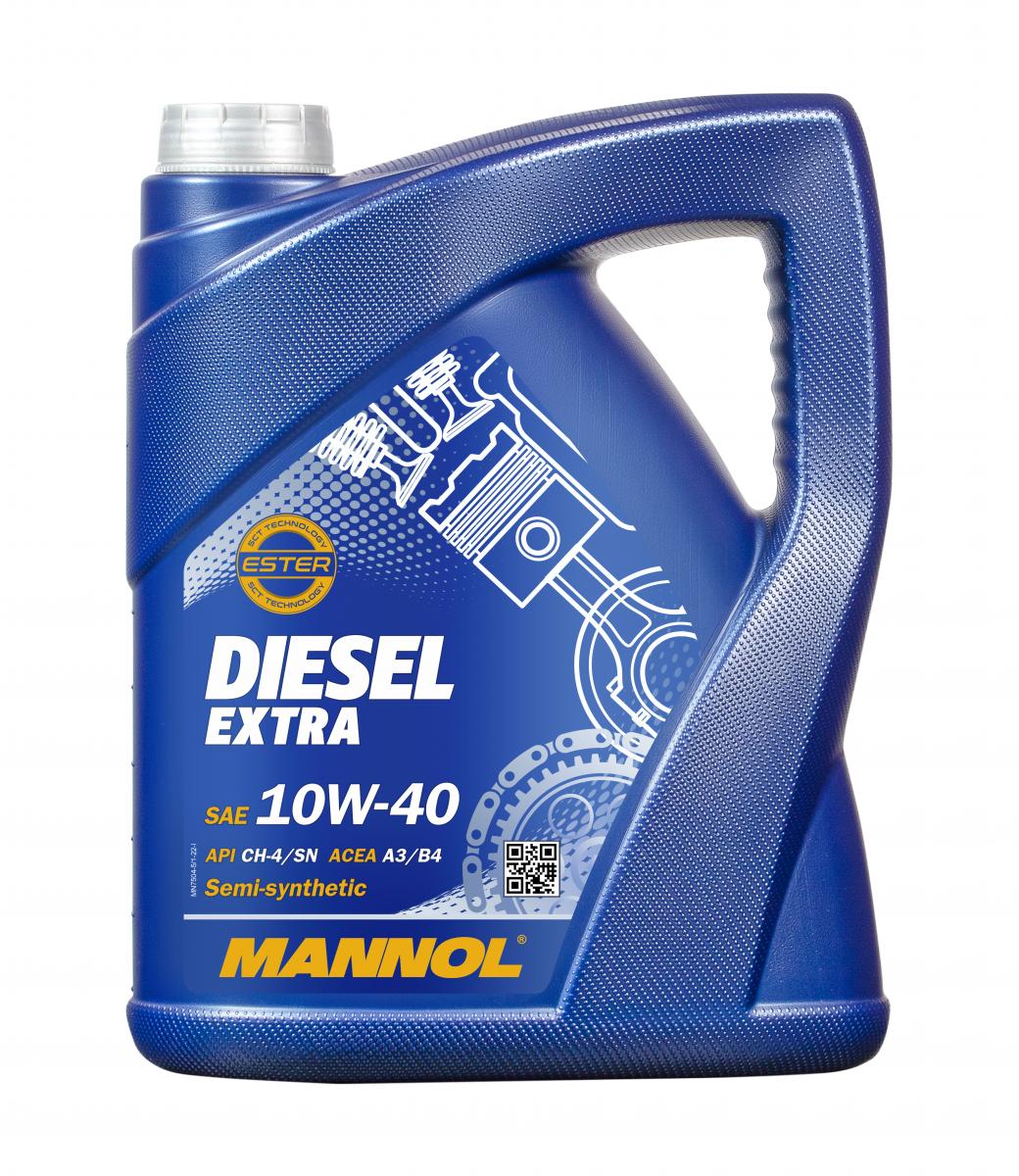 5 Liter MANNOL Diesel Extra 10W-40 API CH-4 SL Motoröl 10W40 4036021505152