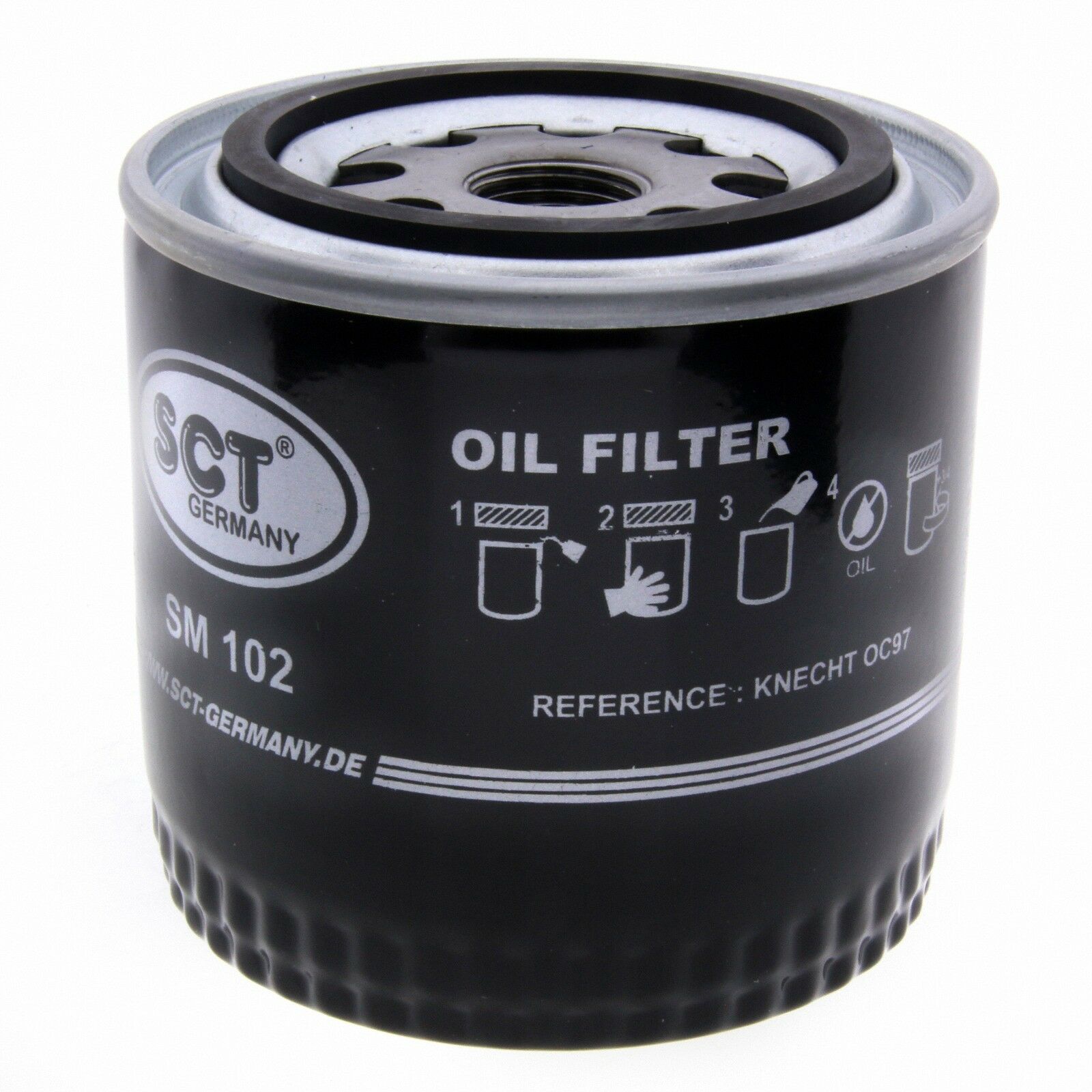 SCT Ölfilter SM102 Servicefilter Anschraubfilter passend für Alfa Romeo FSO Fiat Lada Lancia Nissan Peugeot