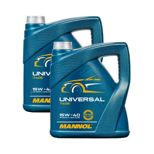 8 Liter (2x4) MANNOL Universal 15W-40 API SN CH-4 Motoröl für Diesel Benzin Motoren