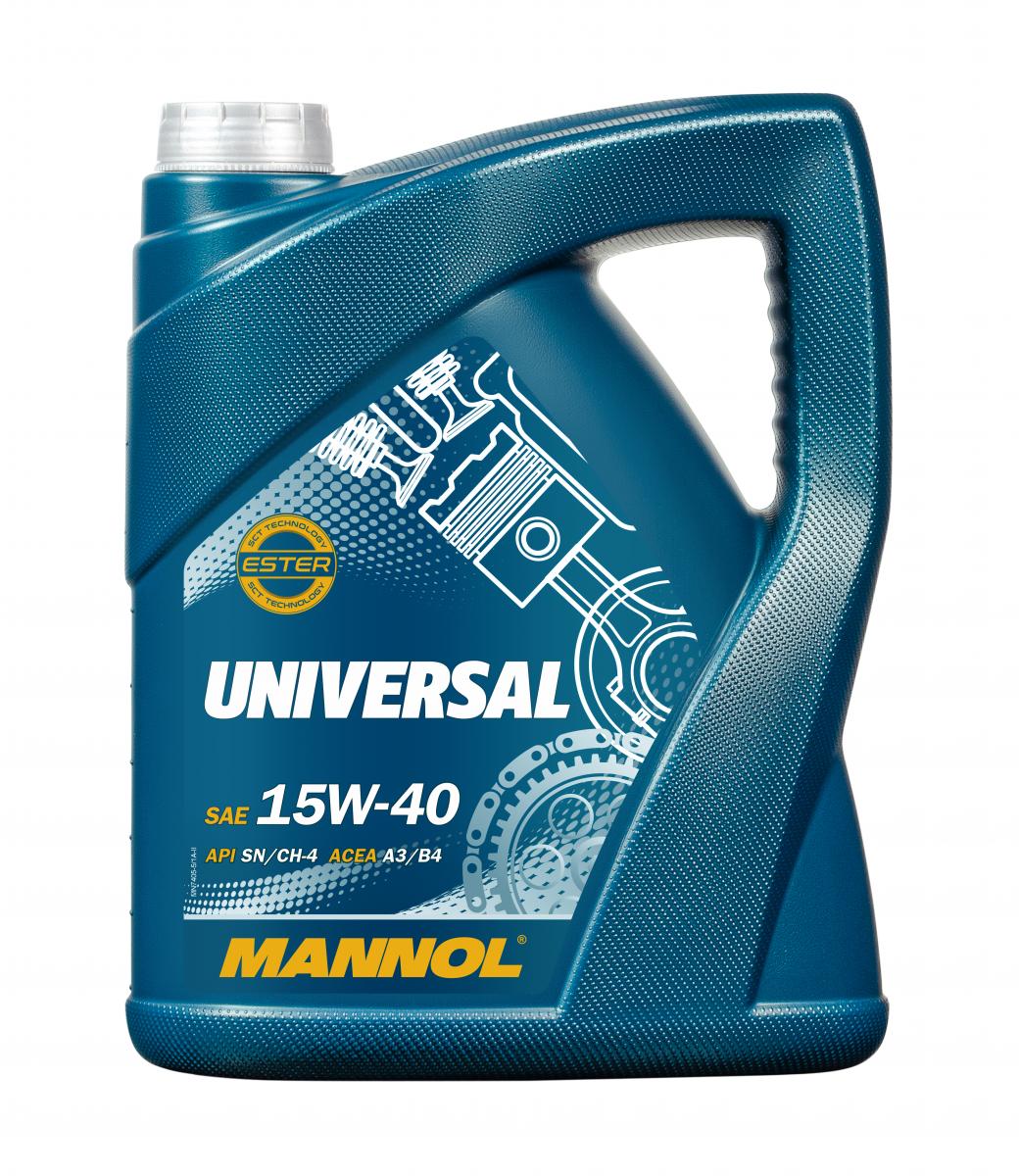 5 Liter MANNOL Universal 15W-40 API SN CH-4 Motoröl 15W40 4036021500263 5 Liter MANNOL Universal 15W-40 API SN CH-4 Motoröl 15W40 4036021500263