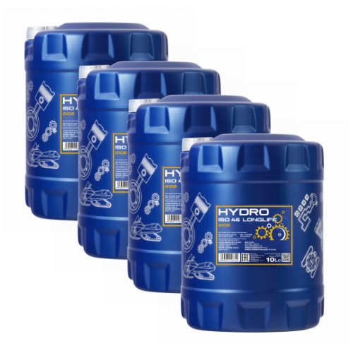 40 Liter (4x10) MANNOL MN2102 HYDRO ISO HLP 46 Hydrauliköl DIN 51524 VDMA 24318