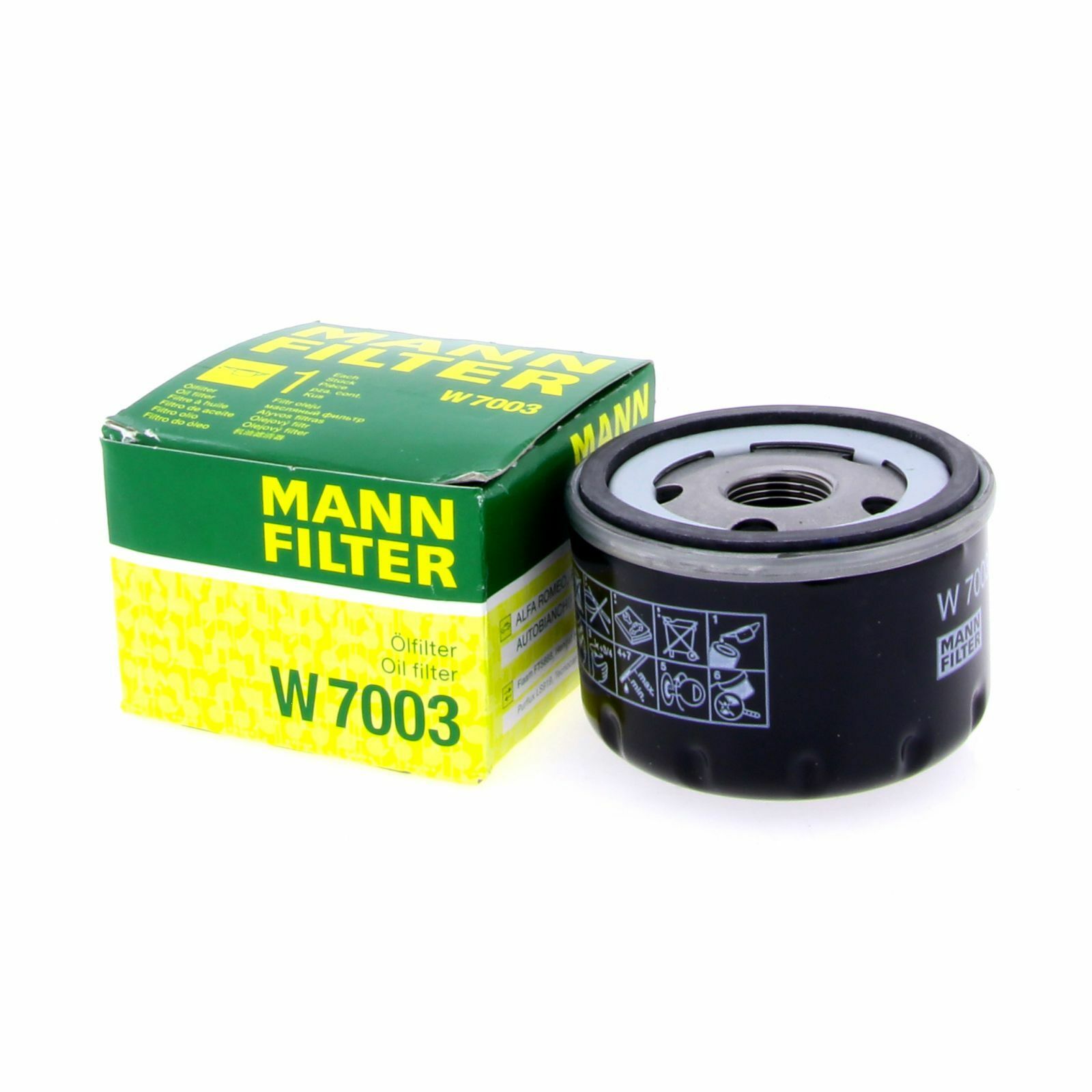 MANN Ölfilter Fahrzeugfilter W7003 Filter Alfa Romeo Fiat Lancia