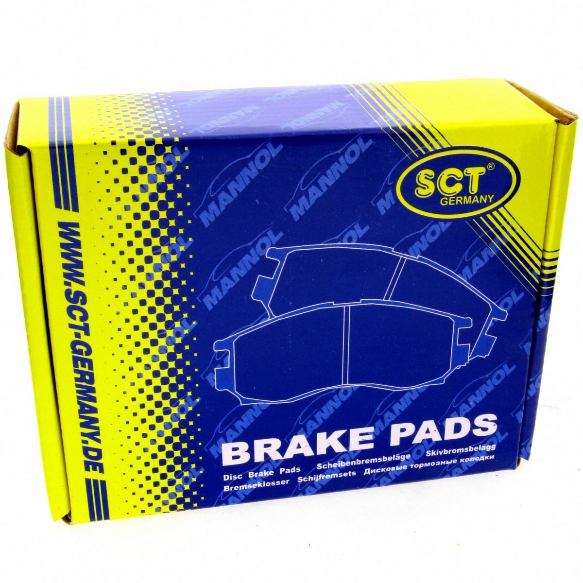 SCT Bremsbeläge SP 105 PR Bremsklötze Bremsbelagsatz vorne passend für Opel