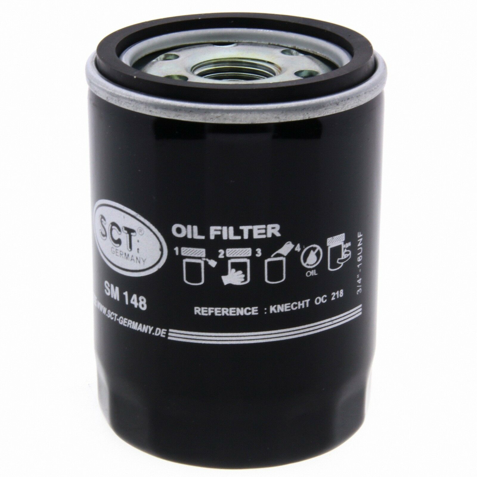 SCT Ölfilter SM148 Filter Motorfilter Servicefilter Anschraubfilter passend für Nissan Suzuki Volvo