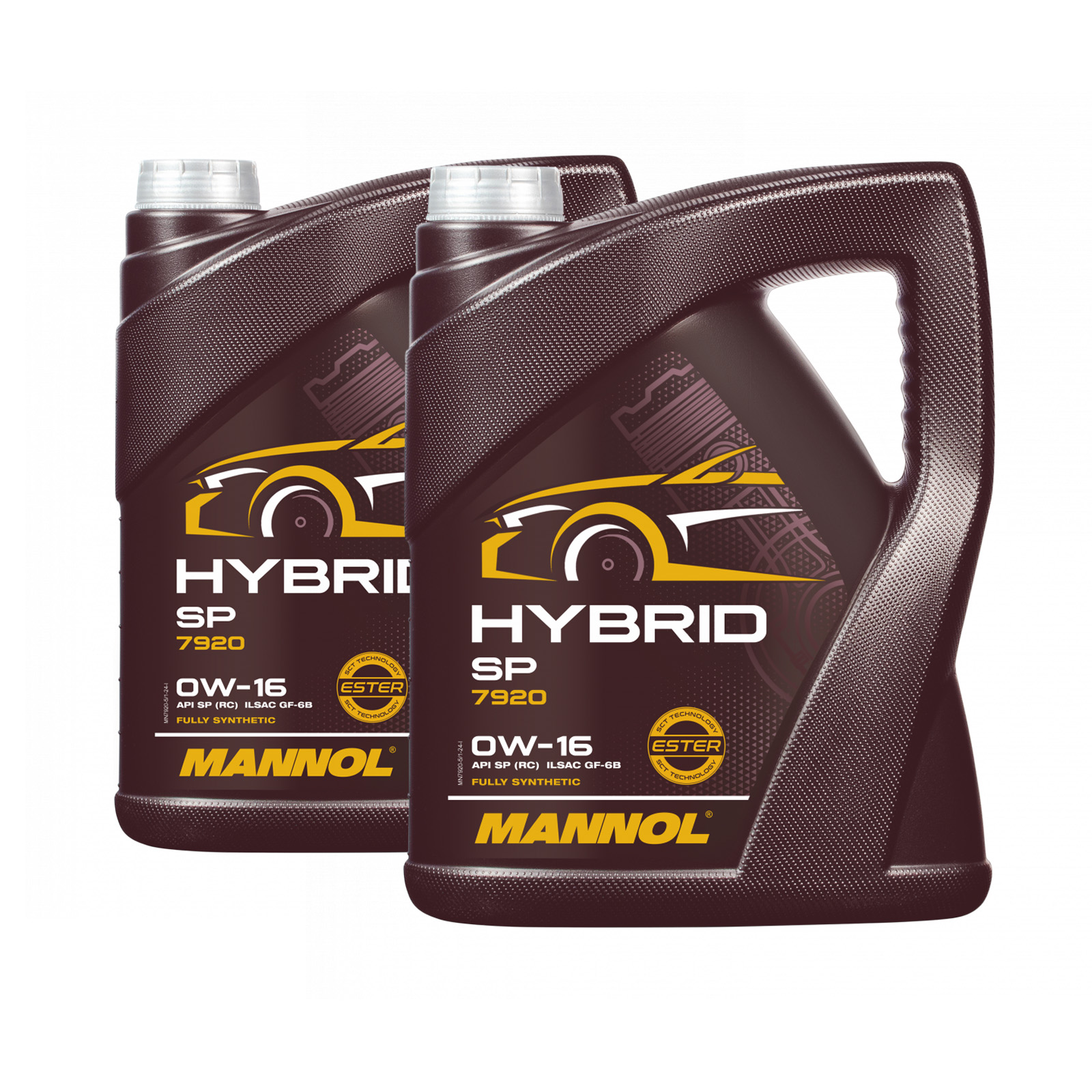 10 Liter (2x5) MANNOL Hybrid SP 0W-16 7920 API SP (RC) ILSAC GF-6B 10 Liter (2x5) MANNOL Hybrid SP 0W-16 7920 API SP (RC) ILSAC GF-6B