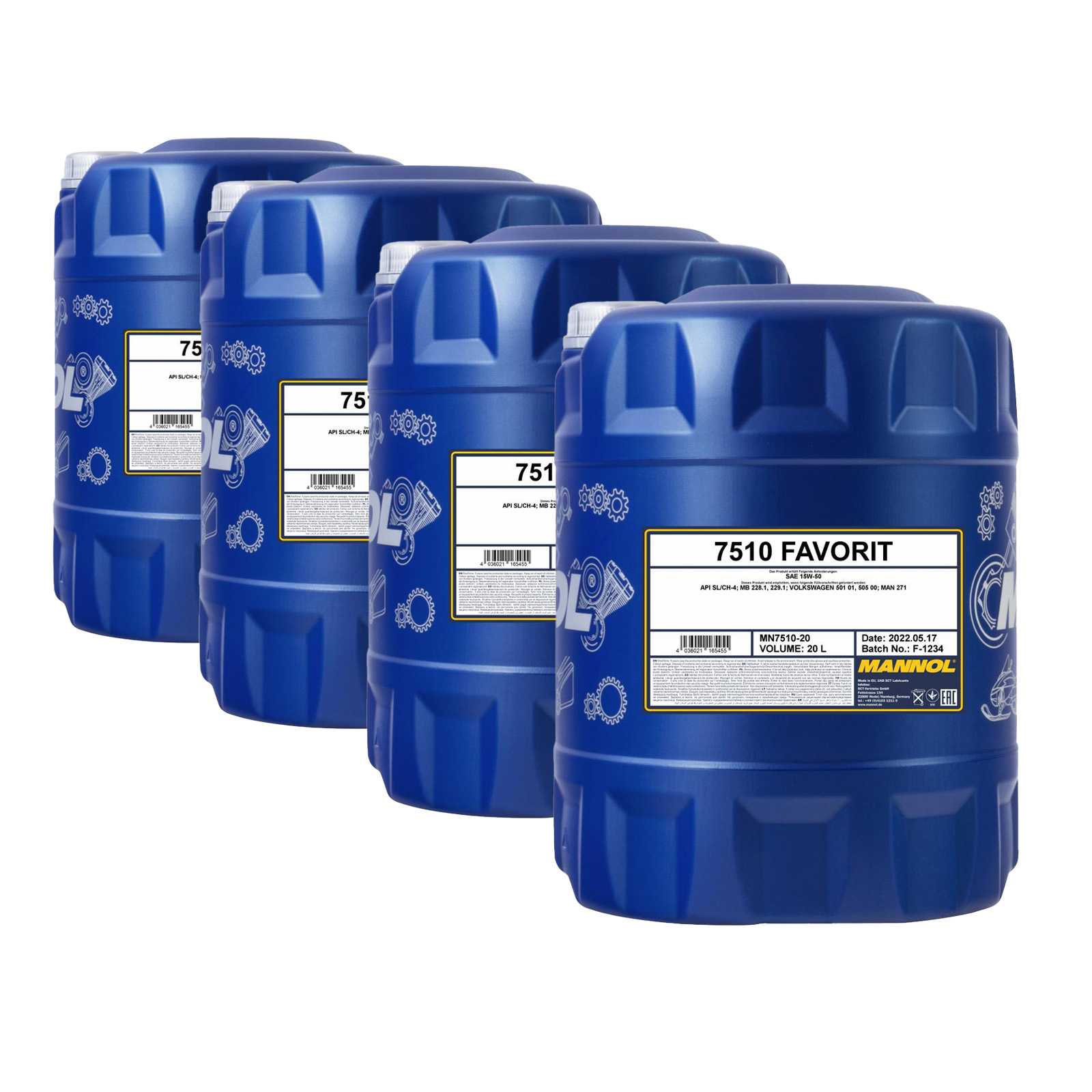80 Liter MANNOL Favorit 15W-50 15W50 SL/CH-4 Motoröl ÖL 4036021165455 80 Liter MANNOL Favorit 15W-50 15W50 SL/CH-4 Motoröl ÖL 4036021165455