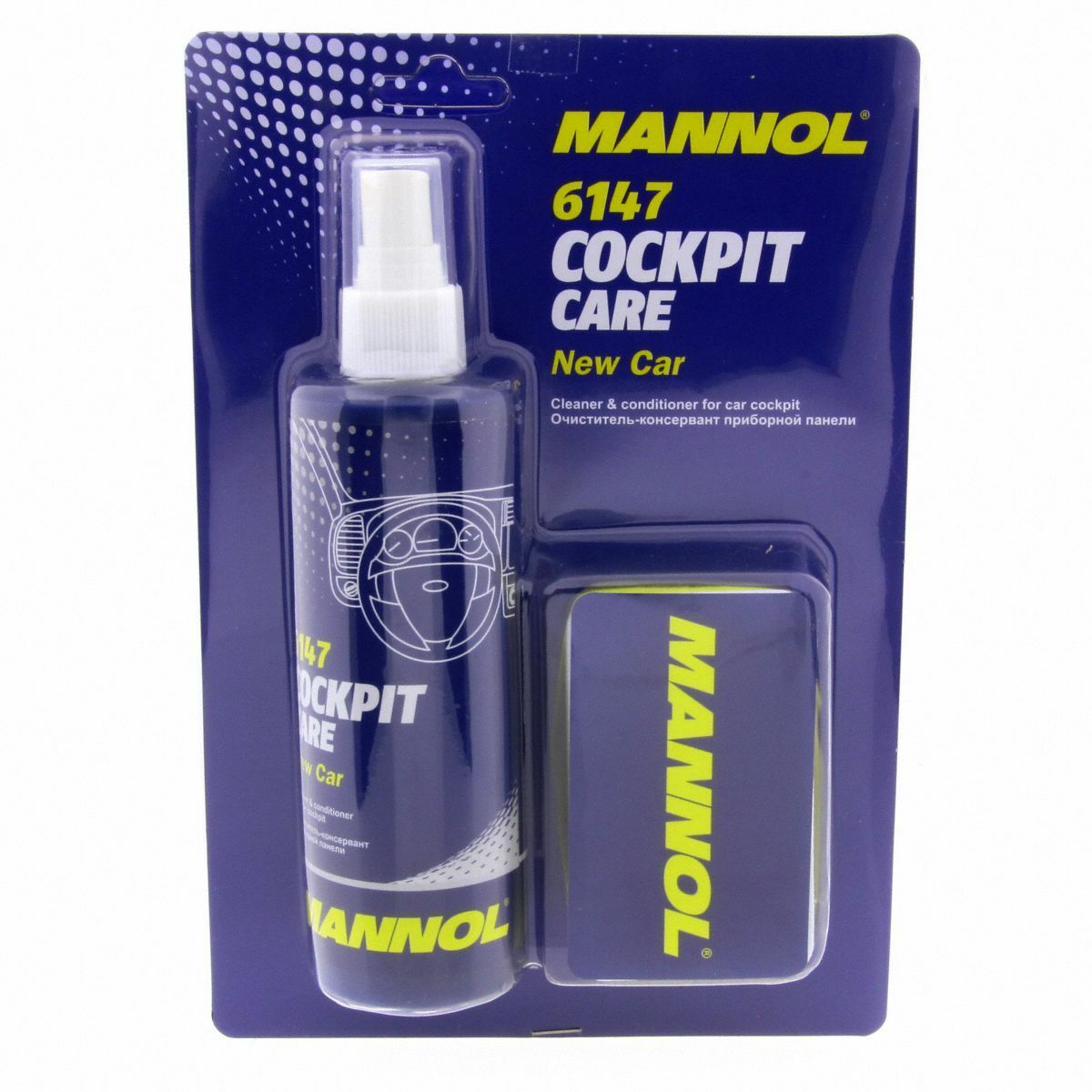 3x 250ml MANNOL 6147 Cockpit Care New Car Konservierungsmittel Schutz