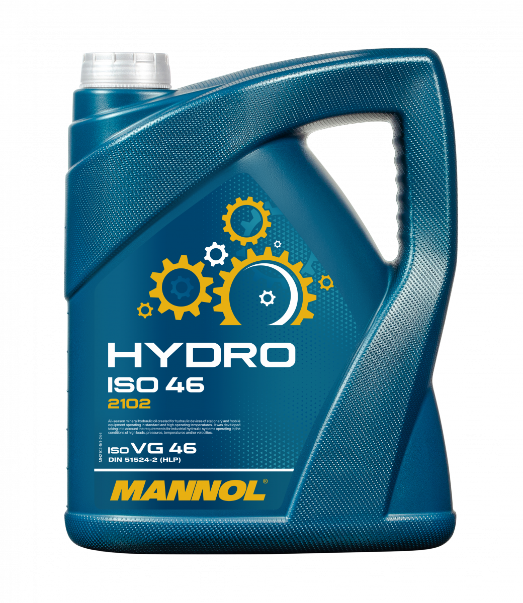 5 Liter (1x5) MANNOL MN2102 HYDRO ISO HLP 46 Hydrauliköl DIN 51524 VDMA 24318