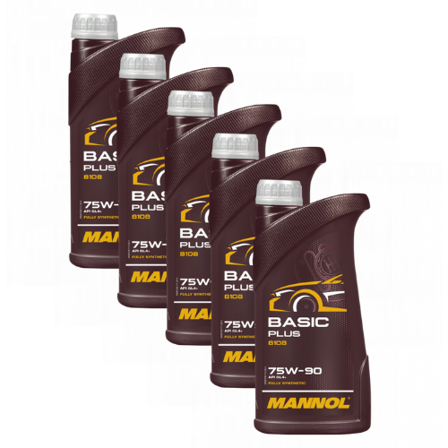5 Liter (5x1) MANNOL Basic Plus 75W-90 API GL 4+ Getriebeöl 75W90 Öl