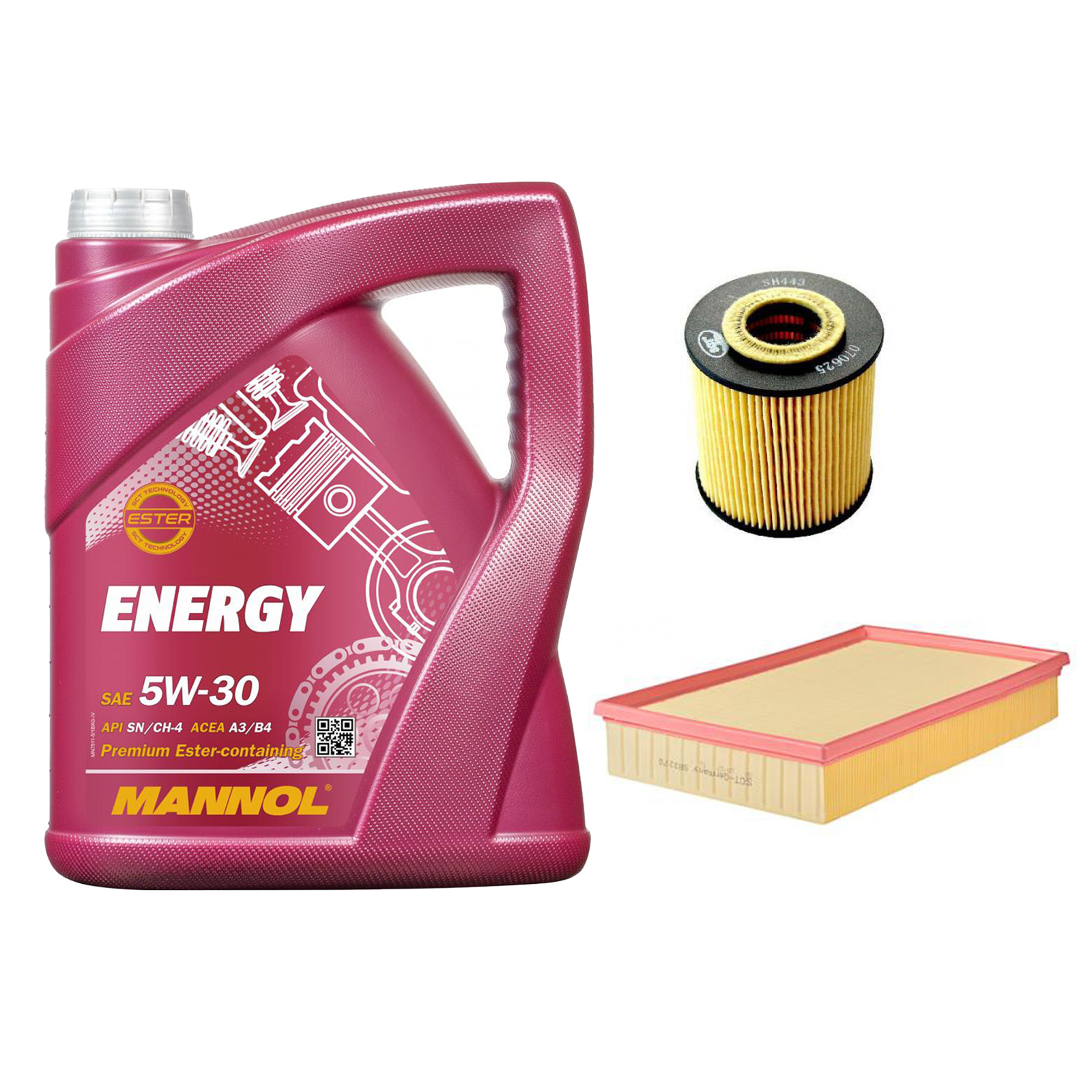 Inspektionskit Ölfilter Luftfilter Motoröl VOLVO S80 I TS, XY V70 Mk II SW MANNOL