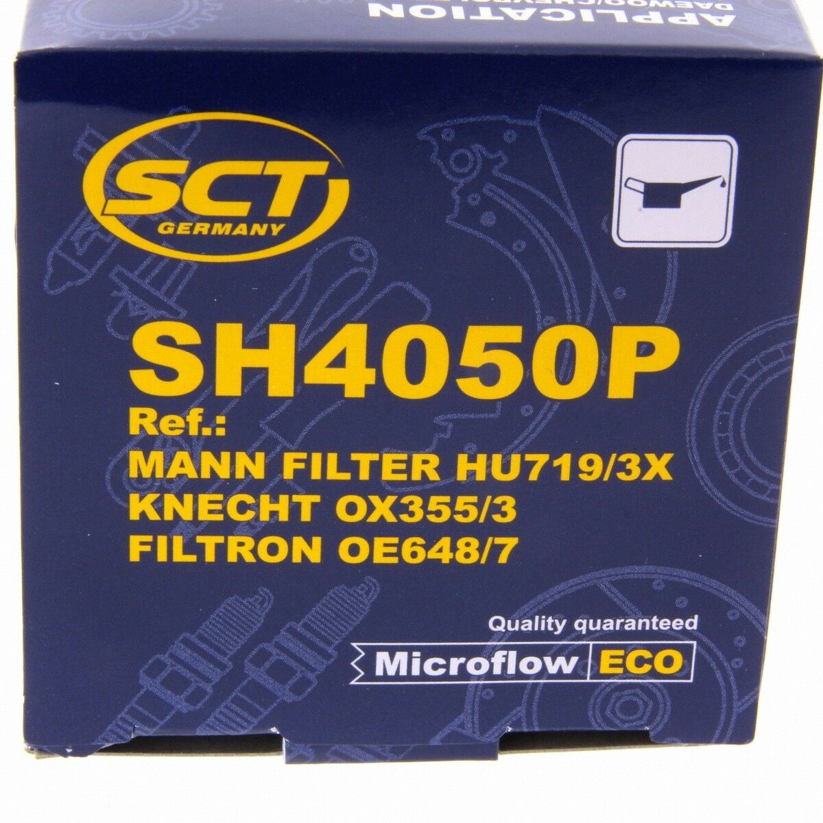 SCT Ölfilter SH4050P Filter Servicefilter Patronenfilter Chevrolet Opel Antara