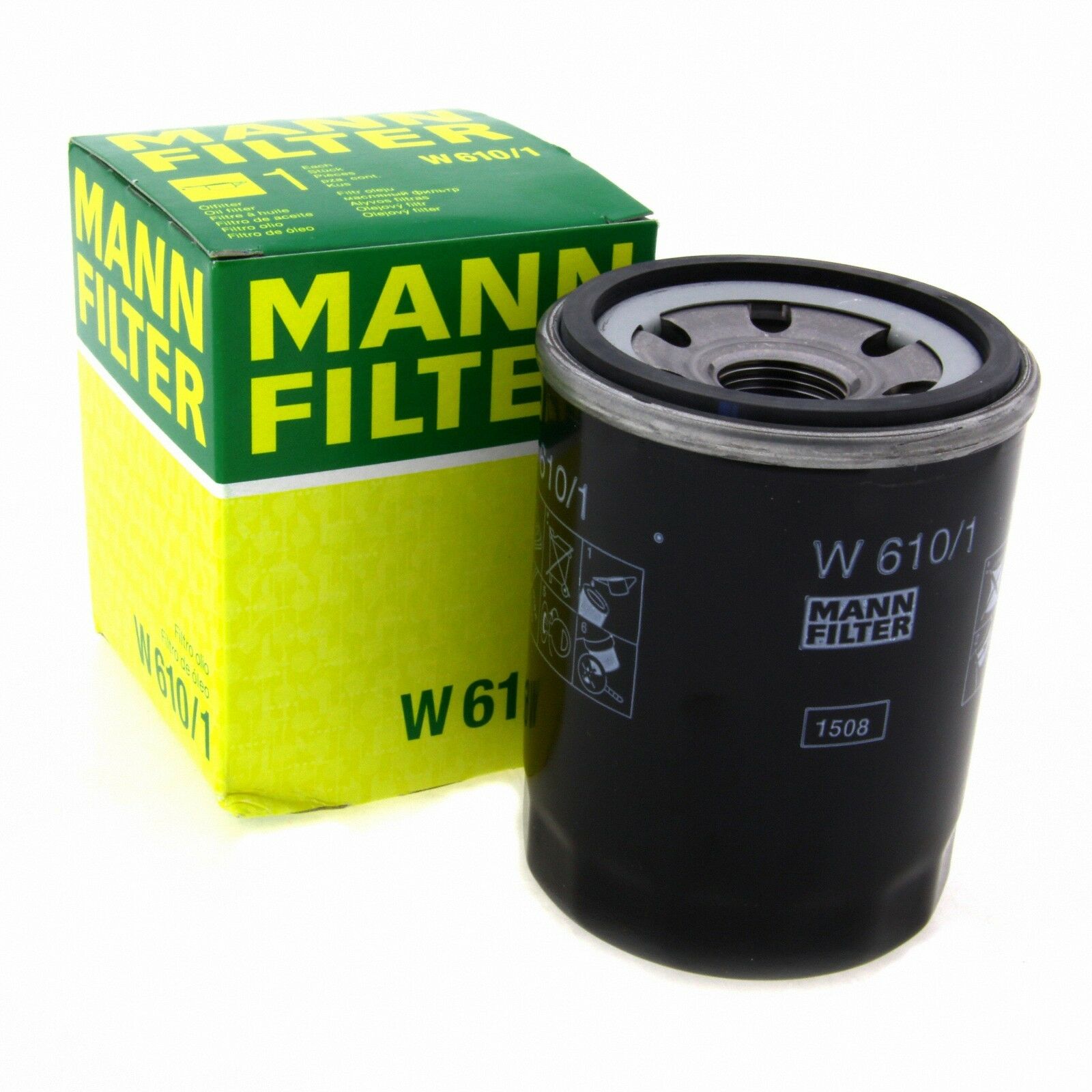 MANN Ölfilter Fahrzeugfilter W6101 Filter passend für Fiat Subaru Suzuki VW