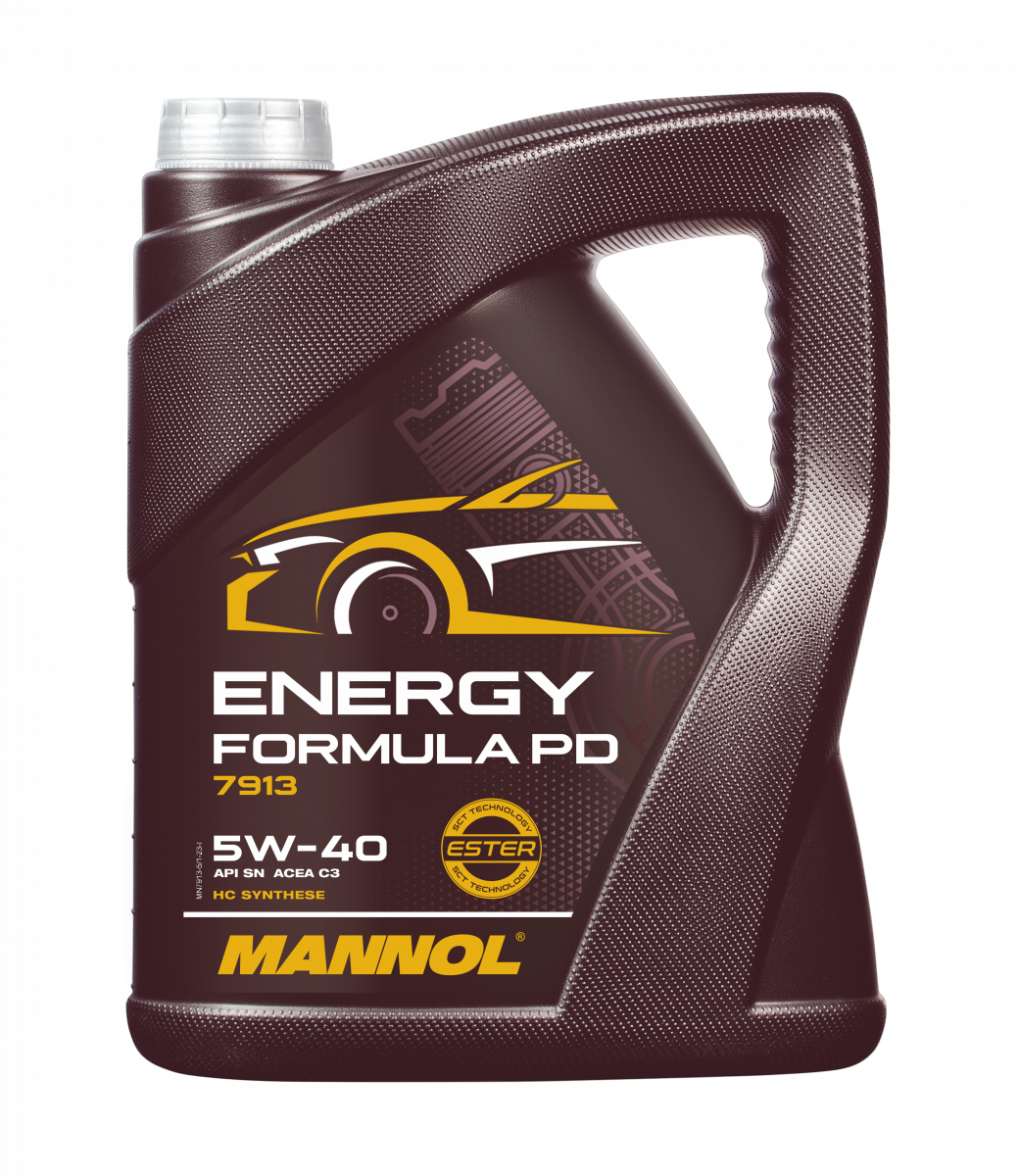 5 Liter MANNOL Energy Formula PD 5W-40 API SN Motoröl 5W40