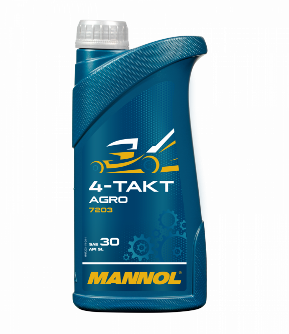 1 Liter MANNOL 4-Takt Agro 7203 SAE 30 API SL Motoröl für Gartengeräte