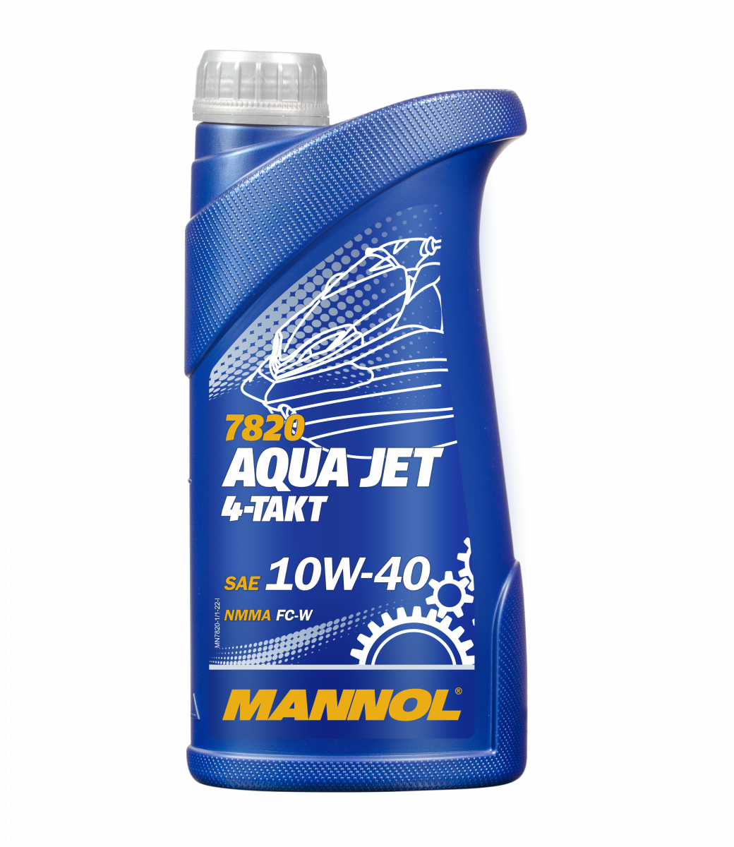 1 Liter MANNOL 7820 Aqua Jet 4-Takt 10W-40 API SL Motoröl 10W40