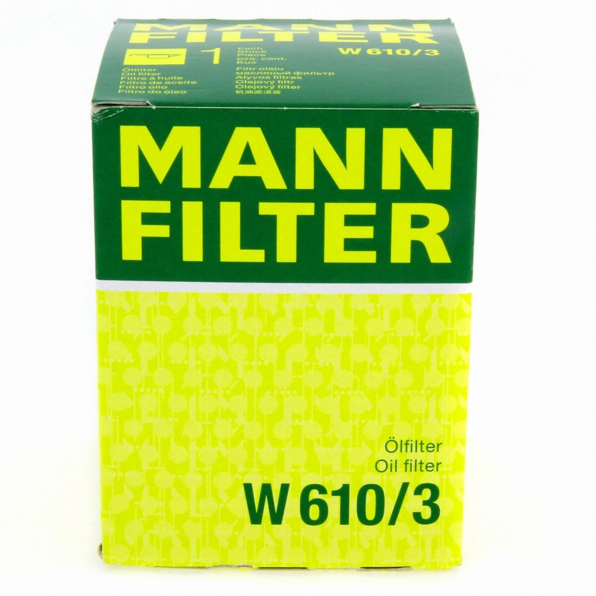MANN Ölfilter W6103 Filter passend für Alfa Romeo Brilliance Citroen DEUTZ-FAHR Fiat For
