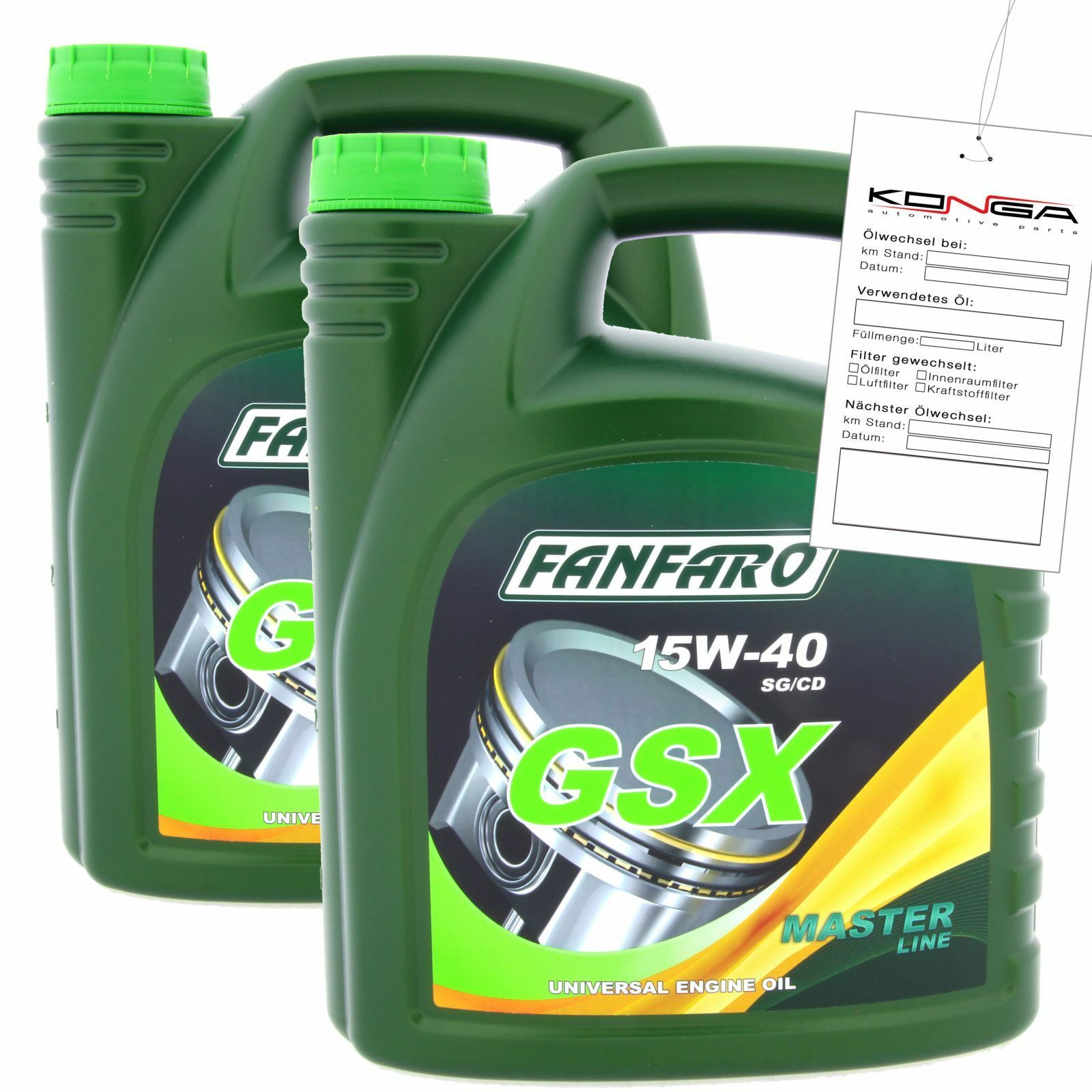 8 Liter FANFARO GSX 15W-40 API SN CH-4 Motoröl Universal Engine Oil