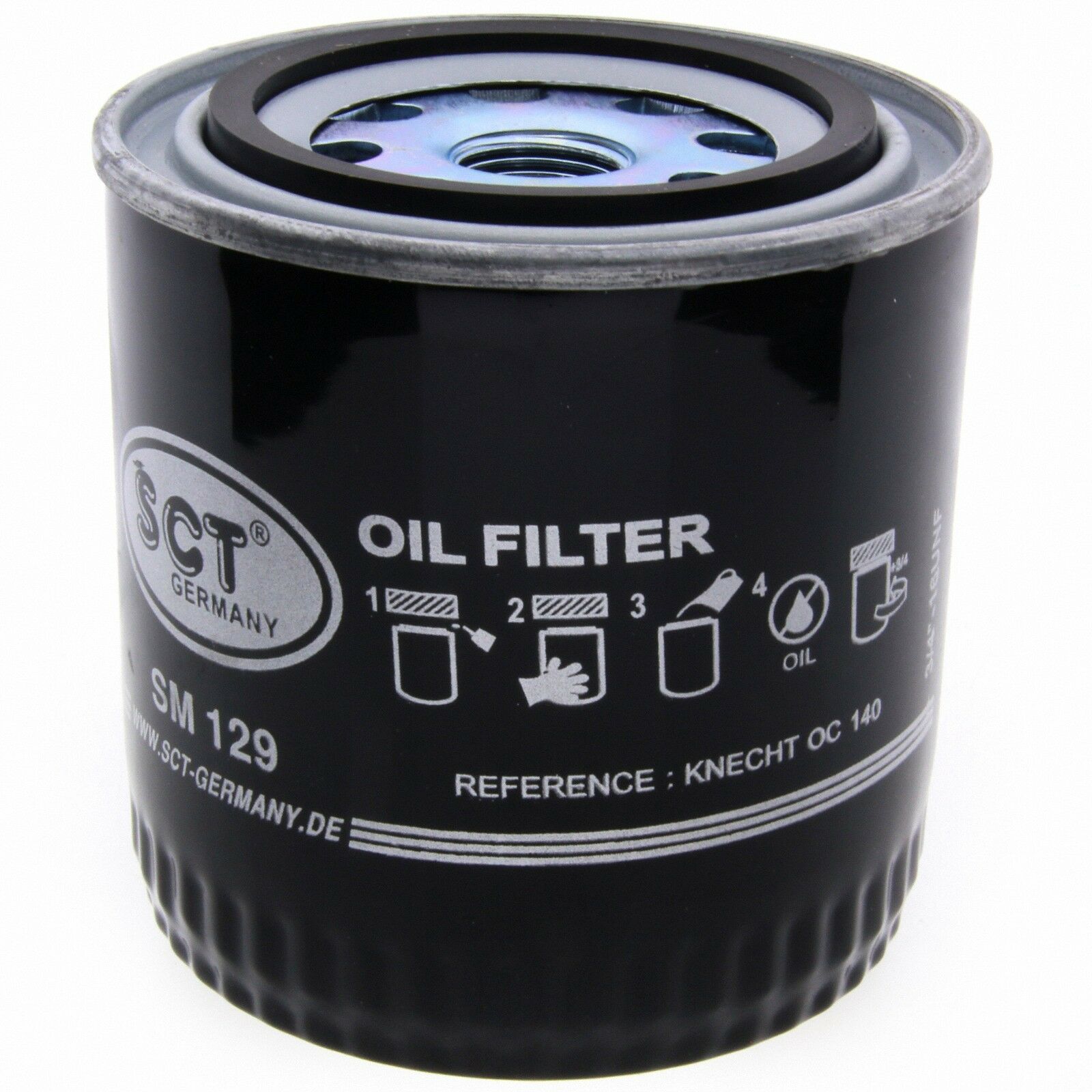 SCT Ölfilter SM129 Filter Motorfilter Servicefilter Anschraubfilter passend für Nissan