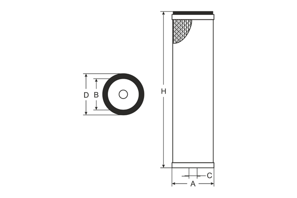 Luftfilter Fahrzeugfilter SB2142 Motorluftfilter Luft Filter Mercedes SCT