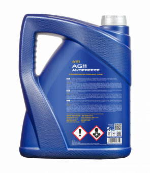 10 Liter (2x5) MANNOL Longterm Antifreeze AG11 Kühlerfrostschutz Konzentrat blau