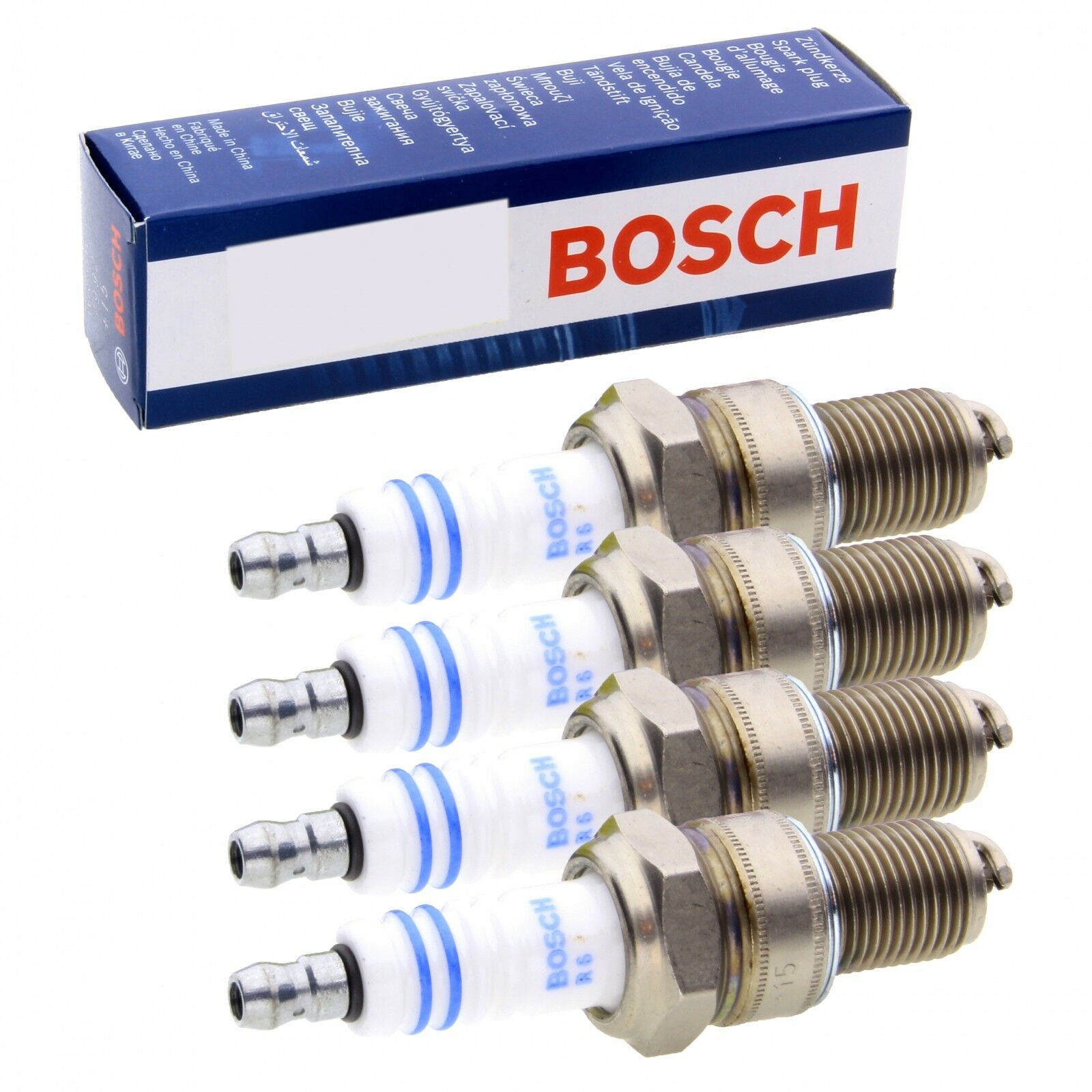 4x Bosch 0242235668 Zündkerze passend für Audi BMW Fiat Lexus Opel Porsche Renault Skoda VW