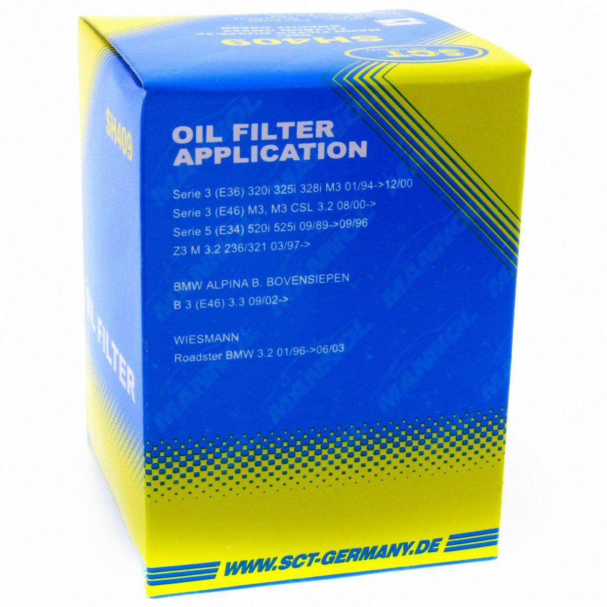 SCT Ölfilter SH 409 P Filter Motorfilter Servicefilter Patronenfilter Dichtung passend für BMW