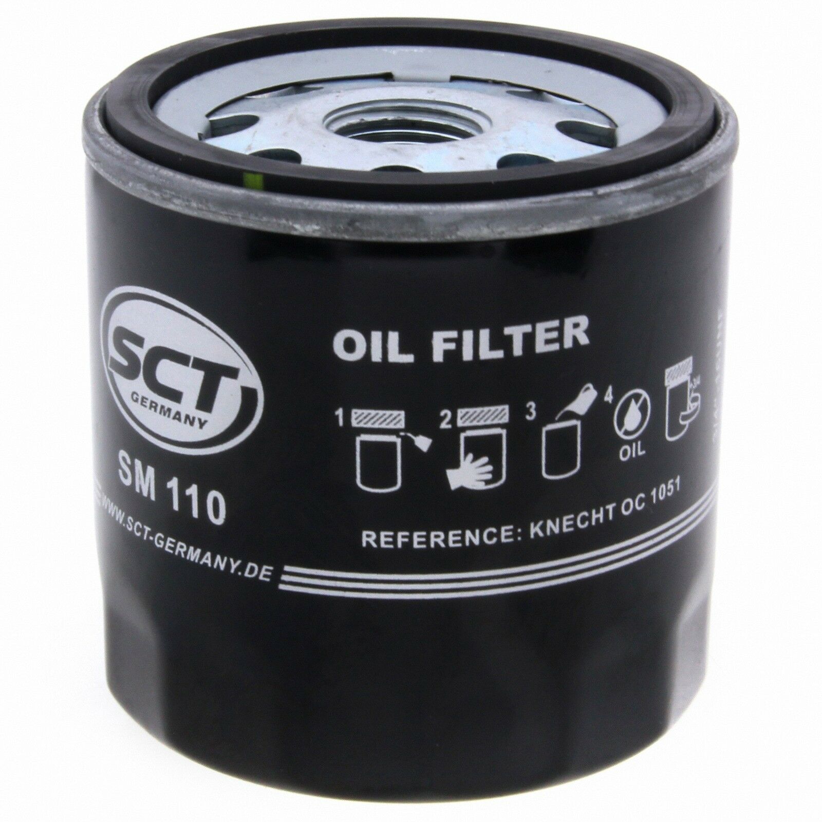 SCT Ölfilter SM110 Filter Motorfilter Servicefilter Anschraubfilter passend für Alfa Romeo Chrysler Fiat Ford